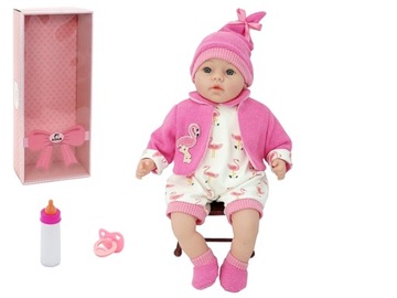 LALKA 45CM INTERAKTYWNA SMOCZEK BUTELKA KARTON LUX
