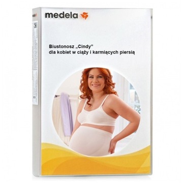 Medela Biustonosz Cindy- biały / S Biustonosz dla