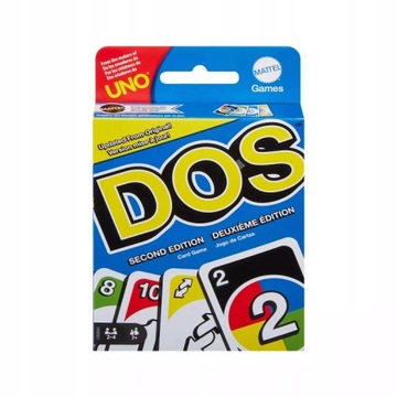 GRA KARCIANA DOS - UNO MATTEL DRUGA EDYCJA