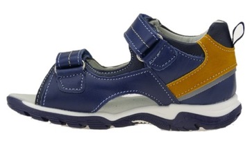 КОЖАНЫЕ САНДАЛИИ ДЛЯ МАЛЬЧИКОВ ДЕТСКАЯ ОБУВЬ САНДАЛИИ на липучке, размер 26