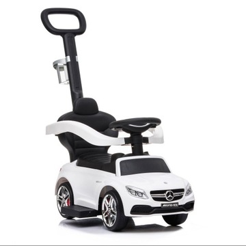 Автомобиль Mercedes AMG C63 WHITE с ручкой TOYZ-2582