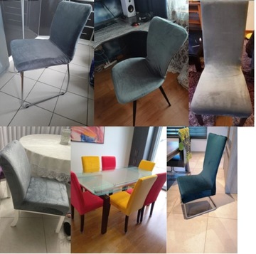 ЧЕХОЛ на плюшевый стул VELVET, ТЕМНО-ЗЕЛЕНЫЙ