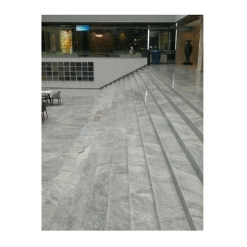 Лестничная плитка Твердая МАТОВАЯ 120х30 СЕРАЯ овальная