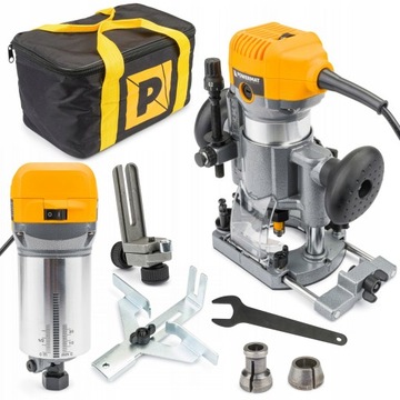 FREZARKA GÓRNOWRZECIONOWA KRAWĘDZIOWA 2000W WYCINARKA 6/8mm TORBA POWERMAT