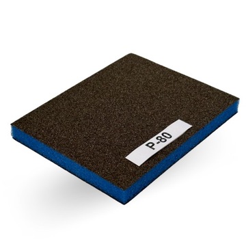 Gąbka ścierna dwustr. P-80 (98x120x13mm) - 1szt.