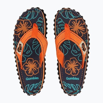 Japonki Gumbies Islander orange hibiscus 43 EU