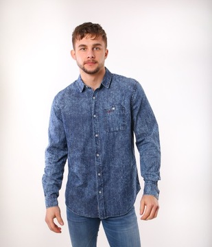 LEE COOPER Koszula męska jeans CARL 8001 INDIG XXL