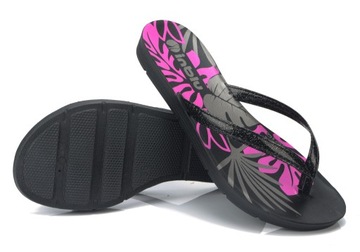 INBLU JAPONKI DAMSKIE ME53 KLAPKI CZARNE LEKKIE 36