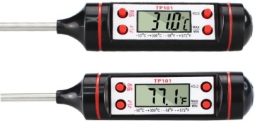 КУХОННЫЙ ТЕРМОМЕТР, ЖК-ДИСПЛЕЙ С ЗОНДОМ ДЛЯ МЯСА, ТЕСТО
