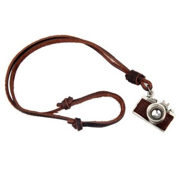 2x Wisiorek Biżuteria damska Vintage Plated Camera