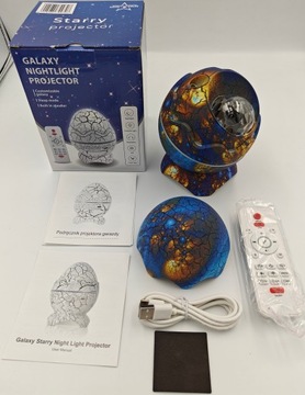 ЗВЕЗДНЫЙ ПРОЕКТОР НОЧНИК СВЕТОДИОДНЫЙ ПРОЕКТОР ЯЙЦО ДИНОЗАВРА ДЛЯ ДЕТЕЙ В ПОДАРОК