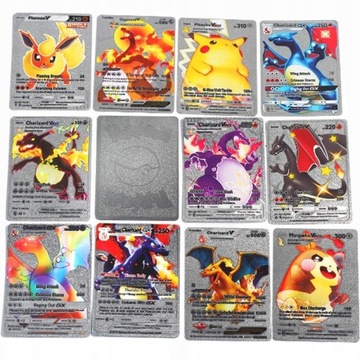 НАБОР СЕРЕБРЯНЫХ КАРТ ПОКЕМОН ИЗ 55 ШТ.