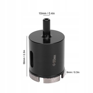 Wiertło diamentowe Płytka ceramiczna Marmur