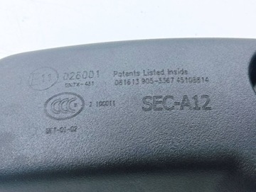 TOYOTA AVENSIS T250 2005 ZRCÁTKO ZPÁTEČNÁ