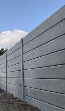 Бетонный забор, бетонные плиты, плиты для забора, H215см