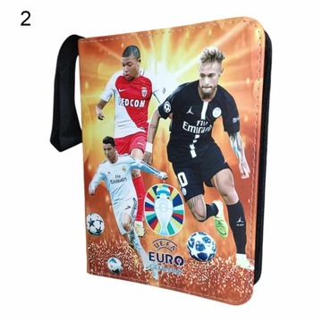 АЛЬБОМ ДЛЯ ФУТБОЛЬНЫХ КАРТОЧЕК 400 + БЕСПЛАТНЫЙ КЕЙС ДЛЯ КАРТ 2024 ЕВРО 40