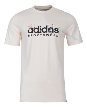 ADIDAS WYGODNA KOSZULKA T-SHIRT BAWEŁNIANA LANDSCAPE SPORTSWEAR GRAPHIC XXL