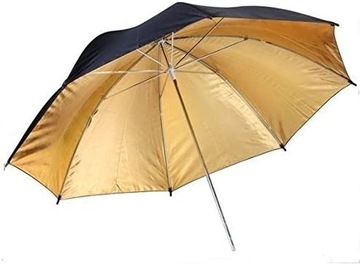 Parasol Studio Foto Plener Czarno Złota 150 152 cm