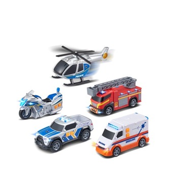 HELIKOPTER STRAŻ KARETKA POLICJA MOTOCYKL DUMEL