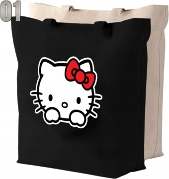 Хлопковая сумка HELLO KITTY + NAME