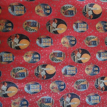 Papier świąteczny czerwony do 57cmx2m 2m240