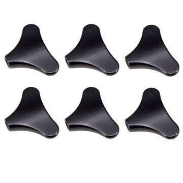 de-Durable 6 шт., кнопки с электрическими головками, ручка, ручка для ремонта, черный цвет