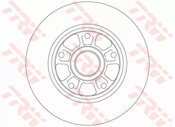 ЗАДНИЕ ТОРМОЗНЫЕ ДИСКИ TRW RENAULT FLUENCE (L3_)