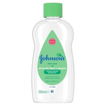 JOHNSON'S Aloe Vera Oil Oliwka dla dzieci z aloesem 200ml