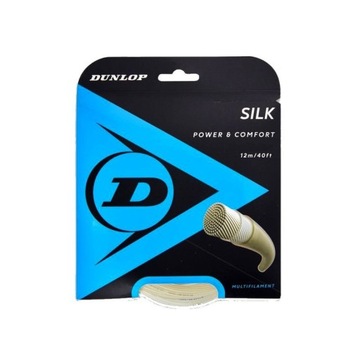 ТЕННИСНАЯ СТРУНА DUNLOP SILK НАТУРАЛЬНАЯ 1,22 12 М