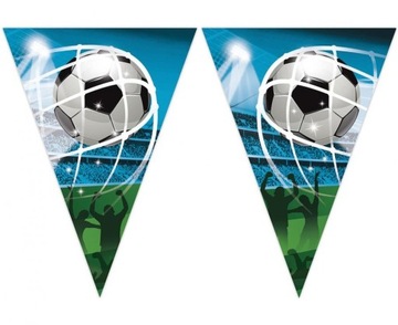 Girlanda Flagi piłka nożna football 230 cm