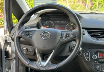 Opel Corsa E Hatchback 3d 1.2 Twinport 70KM 2015 Opel Corsa 1,2 70KM Pdc Podgrzewane fotele CLIMA Bezwypadkowy Serwis 1.2, zdjęcie 14