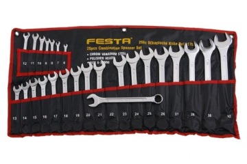 Sada očkoploché klíče Festa CrV 25ks 6-32mm