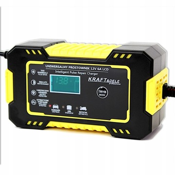 Интеллектуальный аккумуляторный выпрямитель с ЖК-дисплеем 12 В/6 А kd1290