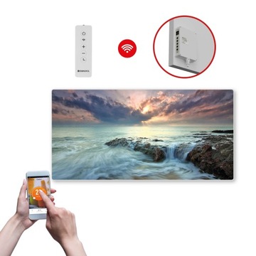 DEKORACYJNY PANEL GRZEWCZY na podczerwień o mocy 700W z WIFI
