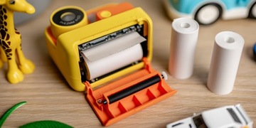 Детская камера моментальной печати Redleaf PicMe с принтером - желтая