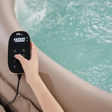 BASEN Z HYDROMASAŻEM 8 OSÓB DMUCHANY URBAN BRISTOL MAX mSPA OZONATOR +PILOT