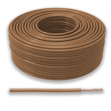 LINKA 10mm2 LgY PRZEWÓD JEDNOŻYŁOWY 1X10 mm2 BRĄZOWY KABEL