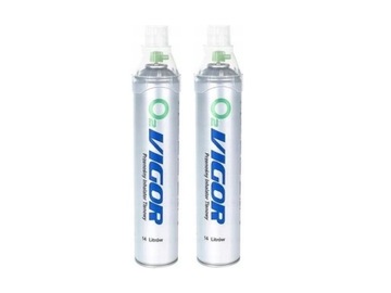 Tlen inhalacyjny w AREOZOLU 14L 99% VIGOR 2 szt.