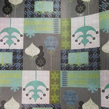 Papier świąteczny choinka 57cmx2m 2m150 zielony