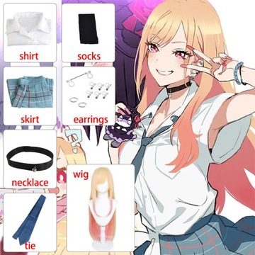 Cosplay Kitagawa Marin Anime moja element ubioru