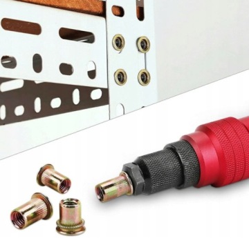 ЗАКЛЕПКА-ГАЙКА ЗАКЛЕПКА М3-М10 ПЕРЕХОДНИК ДЛЯ ДРЕЛ И ОТВЕРТОК