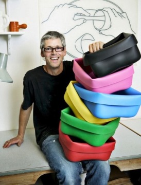 РЕЗИНОВАЯ ЧАША + ЩЕТКА для мытья СТЕКЛА И ФАРФОРА