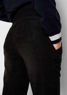 PROSTE SPODNIE JEANSOWE CIĄŻOWE Bonprix _DYI 40