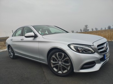 Mercedes Klasa C W205 Limuzyna 200 BlueTEC 136KM 2015 FULLLED NAVIGACJA KAMERA COFANIA WZÓR, zdjęcie 13