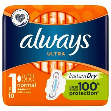 Always podpaski Ultra Normal Plus 10szt