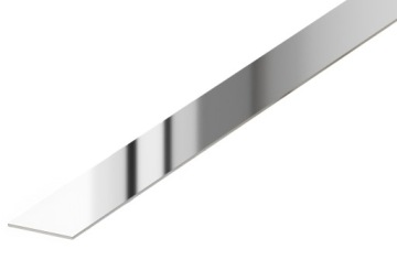 LISTWA DEKORACYJNA PŁASKA ELASTYCZNA SREBRNA 2x270cm