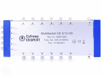 MultiSwitch TechniSat CE 5/12 HD AKTYWNY SAT+ DVB-T2