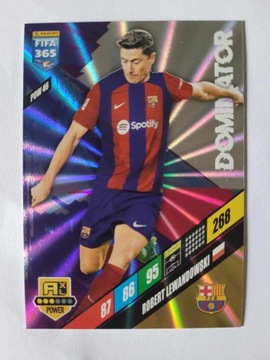 FIFA 365 2024 PANINI DOMINATOR LEWANDOWSKI POW 46