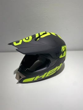 KASK CROSSOWY LEKKI NA ENDURO QUAD ATV CROSS XL ŻÓŁTY HELMO SALON 2 KÓŁKA