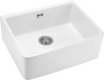 Zlewozmywak Sabor ceramiczny 1-komorowy Biały ZCB 610K